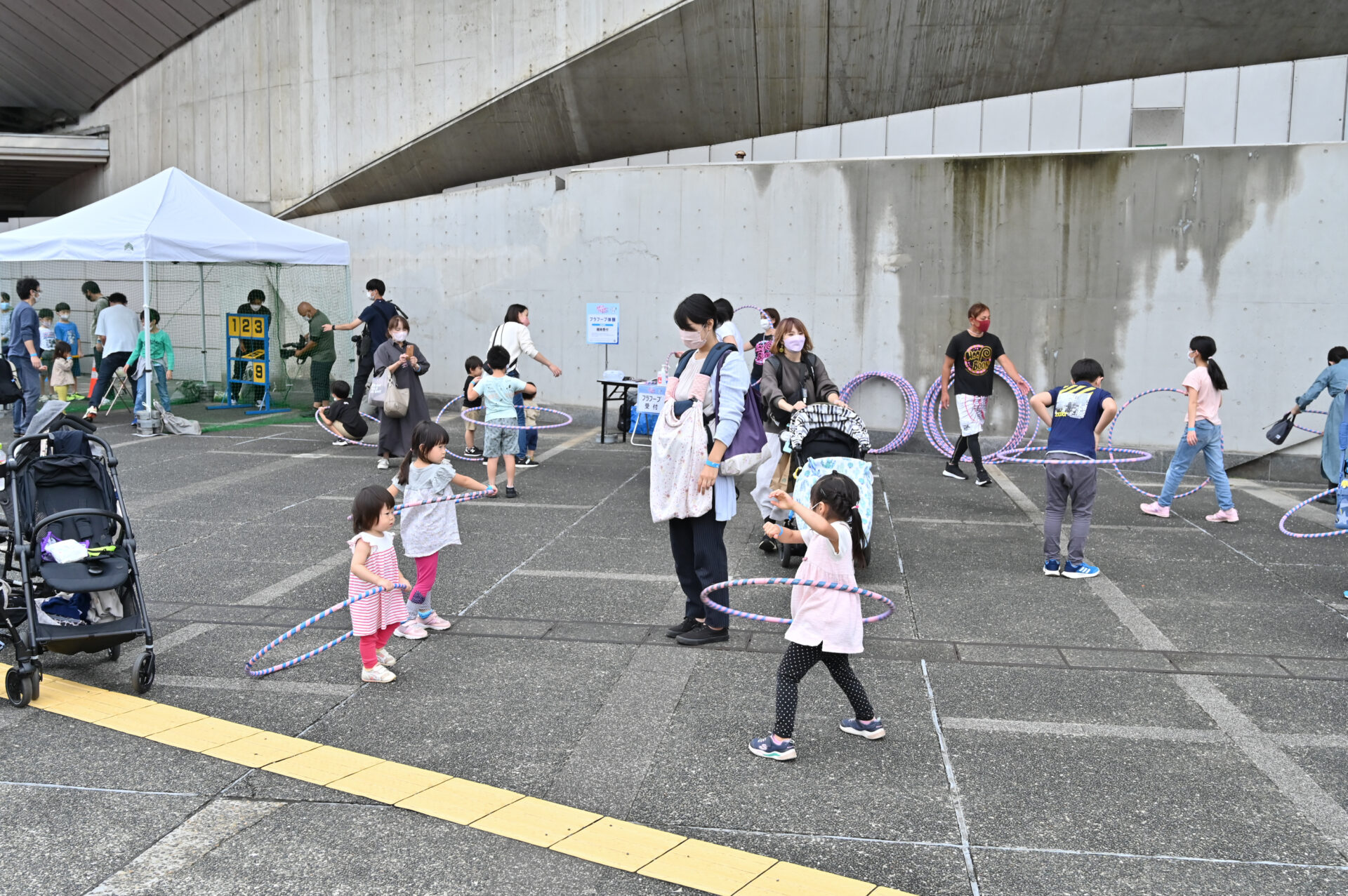 フラフープ体験