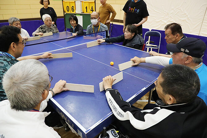 卓球バレー体験