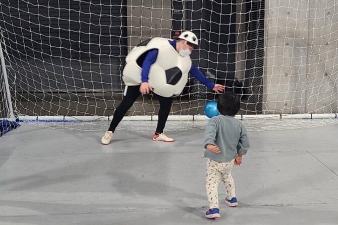 リフティングチャレンジ体験